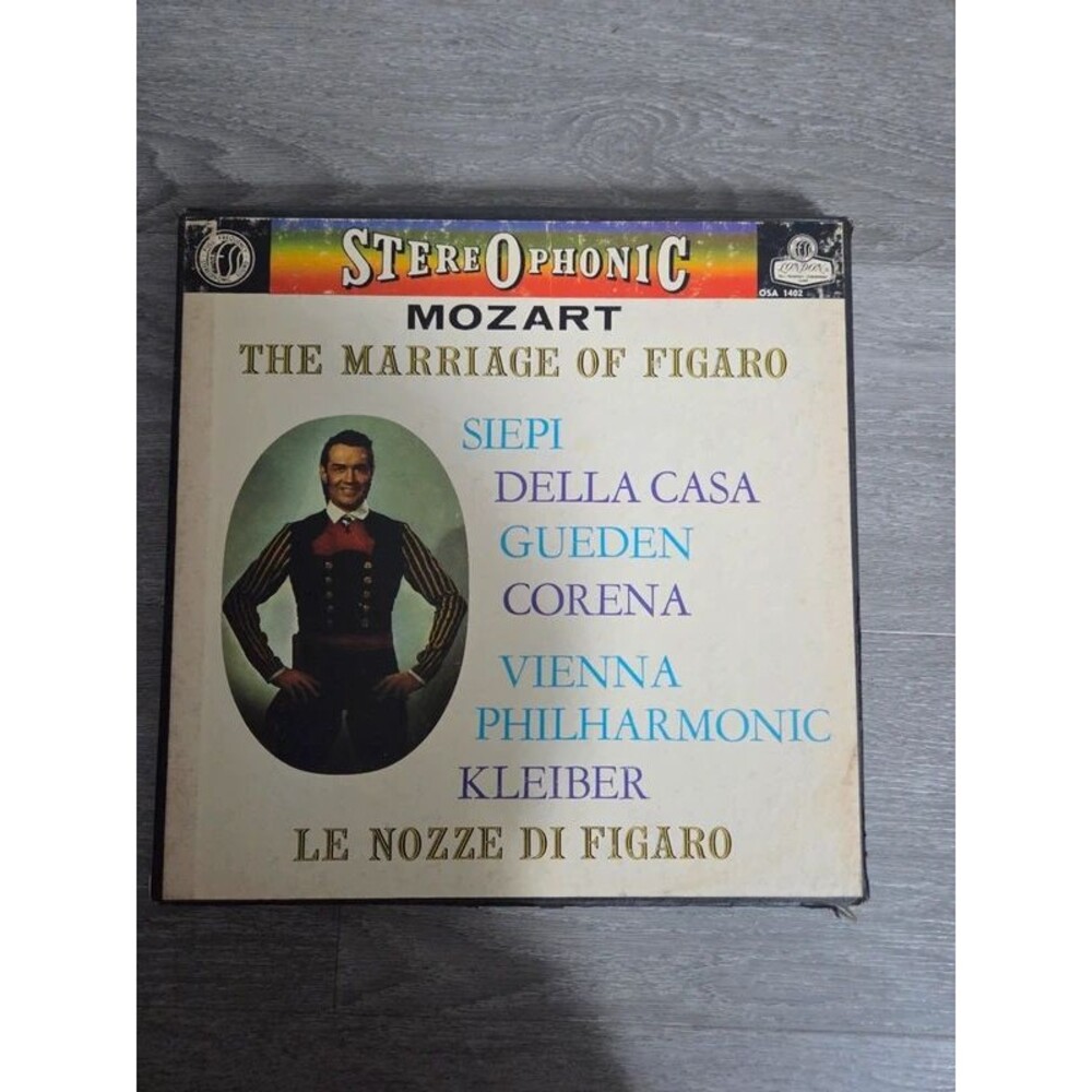 Mozart The Marriage of Figaro Le Nozze di Figaro 4 LP Box Set London FFRR